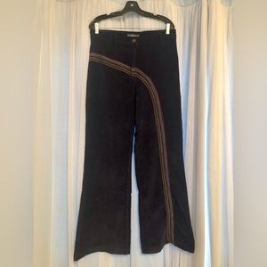 70’s Style Ditto Corduroy Navy Blue Pants